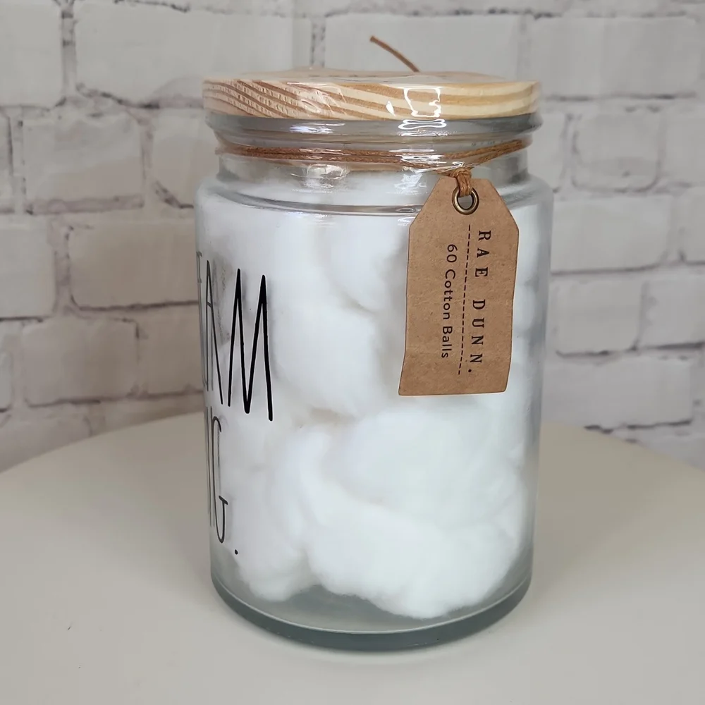 New Rae Dunn Cotton Jar 
